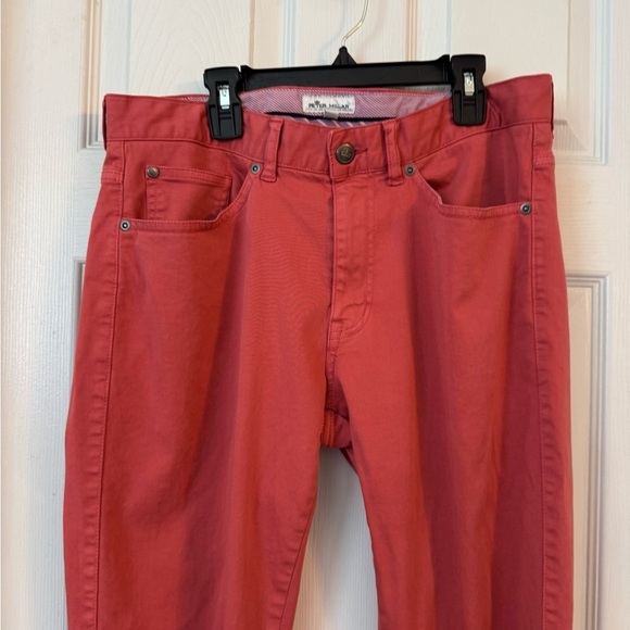 Peter Millar Pants 32X32. Salmon orange color - Picture 3 of 10